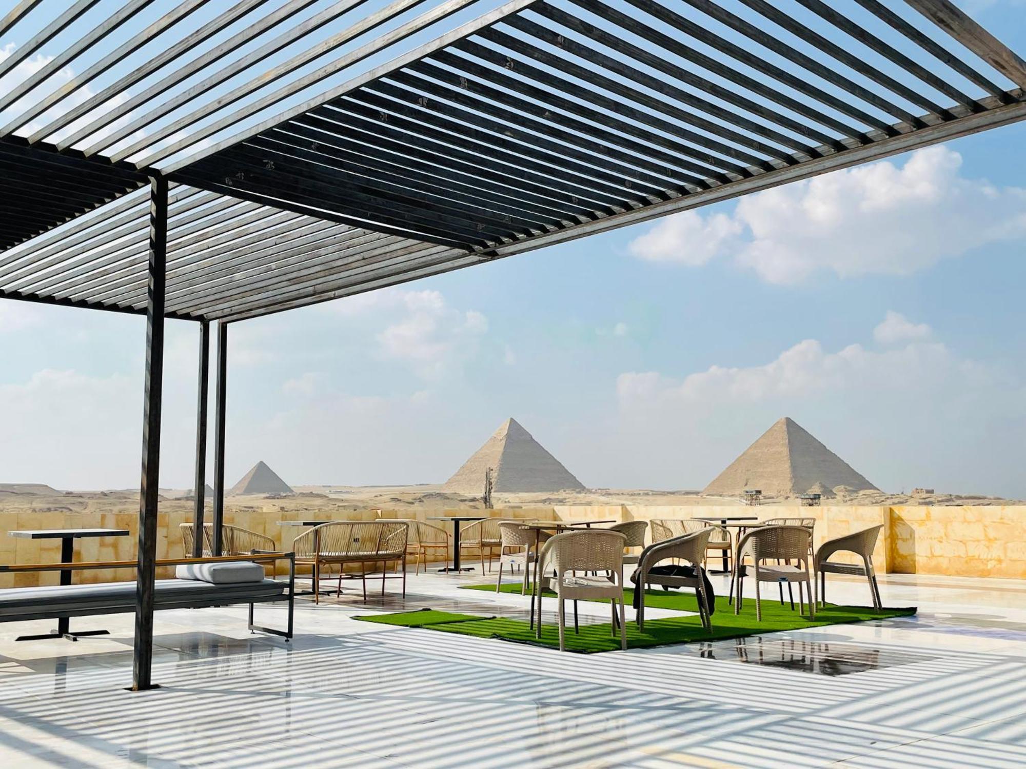Golden Mask Pyramids Inn Kafrat al Jabal Luaran gambar