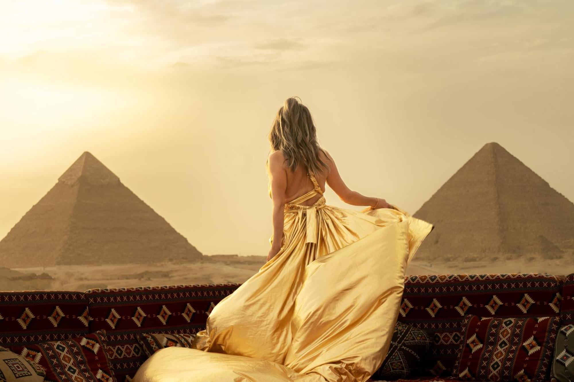 Golden Mask Pyramids Inn Kafrat al Jabal Luaran gambar